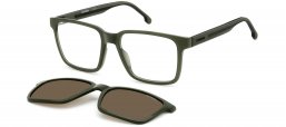 Monturas - Carrera - CA 8069/CS - TBO (SP) MILITARY GREEN // CLEAR + CLIP ON BRONZE POLARIZED