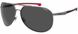 Gafas de Sol - Carrera - CARRERA DUCATI CARDUC 030/S - 3S3 (IR) MATTE DARK RUTHENIUM RED // GREY BLUE