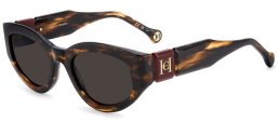 Gafas de Sol - Carolina Herrera - HER 0370/S - EX4 (IR) BROWN HORN // GREY