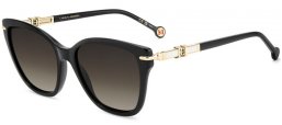 Sunglasses - Carolina Herrera - HER 0379/S - 807 (HA) BLACK // BROWN GRADIENT