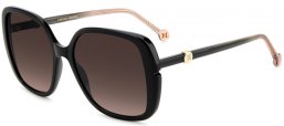 Gafas de Sol - Carolina Herrera - HER 0386/S - 807 (HA) BLACK // BROWN GRADIENT