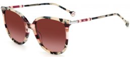 Sunglasses - Carolina Herrera - CH 0023/S - ONS (3X) HAVANA NUDE // PINK GRADIENT