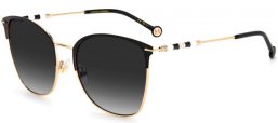 Sunglasses - Carolina Herrera - CH 0036/S - RHL (9O) GOLD BLACK // DARK GREY GRADIENT