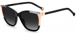 Gafas de Sol - Carolina Herrera - CH 0052/S - KDX (9O) BLACK NUDE // DARK GREY GRADIENT