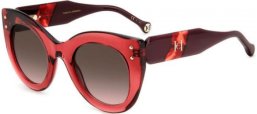 Sunglasses - Carolina Herrera - HER 0127/S - 8CQ (HA) CHERRY // BROWN GRADIENT