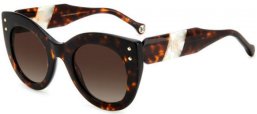 Lunettes de soleil - Carolina Herrera - HER 0127/S - C9K (HA) HAVANA WHITE // BROWN GRADIENT