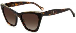 Sunglasses - Carolina Herrera - HER 0129/S - C9K (HA) HAVANA WHITE // BROWN GRADIENT