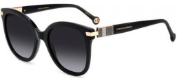 Sunglasses - Carolina Herrera - HER 0134/S - 807 (9O) BLACK // DARK GREY GRADIENT