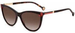 Lunettes de soleil - Carolina Herrera - HER 0141/S - O63 (HA) HAVANA RED // BROWN GRADIENT