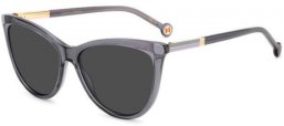 Sunglasses - Carolina Herrera - HER 0141/S - ZLP (IR) GREY VIOLET // GREY BLUE