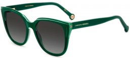 Sunglasses - Carolina Herrera - HER 0144/S - VQY (IB) GREEN GLITTER // GREY GREEN GRADIENT