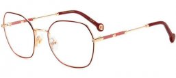 Monturas - Carolina Herrera - HER 0173 - NOA GOLD BURGUNDY