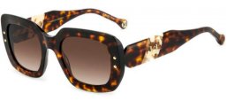 Lunettes de soleil - Carolina Herrera - HER 0186/S - C9K (HA) HAVANA WHITE // BROWN GRADIENT