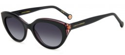 Lunettes de soleil - Carolina Herrera - HER 0250/S - 807 (9O) BLACK // DARK GREY GRADIENT