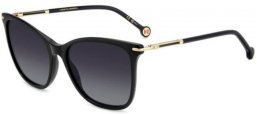 Lunettes de soleil - Carolina Herrera - HER 0268/S - 807 (9O) BLACK // DARK GREY GRADIENT