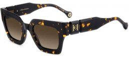 Gafas de Sol - Carolina Herrera - HER 0328/S - 086 (HA) DARK HAVANA // BROWN GRADIENT