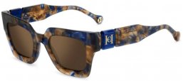 Gafas de Sol - Carolina Herrera - HER 0328/S - JBW (VP) BLUE HAVANA // GOLD MIRROR