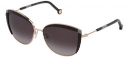 Sunglasses - Carolina Herrera - SHE149 - 300K  SHINY ROSE GOLD BLACK // GREY GRADIENT