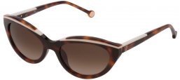 Sunglasses - Carolina Herrera - SHE833 - 01AY  SHINY DARK HAVANA // BROWN GRADIENT