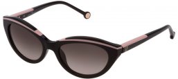 Sunglasses - Carolina Herrera - SHE833 - 0700  SHINY BLACK // GREEN POWDER GRADIENT