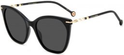 Lunettes de soleil - Carolina Herrera - HER 0091/S - 807 (IR) BLACK // GREY