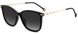Sunglasses - Carolina Herrera - HER 0100/G/S - 807 (9O) BLACK // DARK GREY GRADIENT