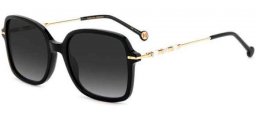 Sunglasses - Carolina Herrera - HER 0101/S - 807 (9O) BLACK // DARK GREY GRADIENT