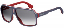 Gafas de Sol - Carrera - CARRERA 1001/S - 8RU (9O) BLUE  RED WHITE // DARK GREY GRADIENT