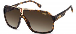 Gafas de Sol - Carrera - CARRERA 1014/S - 086 (HA) DARK HAVANA // BROWN GRADIENT
