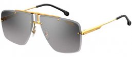 Sunglasses - Carrera - CARRERA 1016/S - RHL (IC) GOLD BLACK // GREY GRADIENT SILVER MIRROR