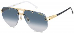 Gafas de Sol - Carrera - CARRERA 1087/S - 80S (08) GOLD BLACK WHITE // DARK BLUE GRADIENT
