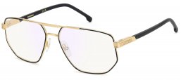 Monturas - Carrera - CARRERA 1141 - I46 (2Y) GOLD BLACK // LIGHT BLUE MIRROR