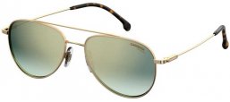 Lunettes de soleil - Carrera - CARRERA 187/S - 06J (EZ) GOLD HAVANA // GREEN GRADIENT MIRROR