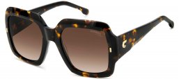Gafas de Sol - Carrera - CARRERA 3004/S - 80S (HA) BLACK WHITE // BROWN GRADIENT