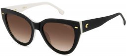 Gafas de Sol - Carrera - CARRERA 3017/S - 80S (HA) BLACK WHITE // BROWN GRADIENT