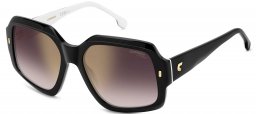 Gafas de Sol - Carrera - CARRERA 3045/S - 80S (YK) BLACK WHITE // BURGUNDY GRADIENT GOLD MIRROR