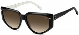 Gafas de Sol - Carrera - CARRERA 3082/S - 80S (HA) BLACK WHITE // BROWN GRADIENT