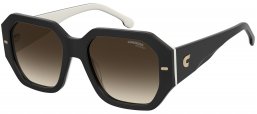 Gafas de Sol - Carrera - CARRERA 3109/S - 80S (HA) BLACK WHITE // BROWN GRADIENT