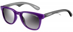 Gafas de Sol - Carrera - CARRERA 6000 - 2UV (IC) VIOLET GREY WHITE // GREY GRADIENT MIRROR SILVER