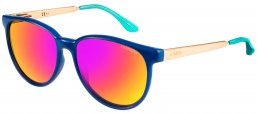 Gafas de Sol - Carrera - CARRERA 6014/S - BUP (VQ) BLUE  GOLD COPPER // PINK MULTILAYER