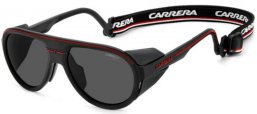 Sunglasses - Carrera - C SPORT 09/S/XT - BLX (M9) MATTE BLACK RED // GREY POLARIZED