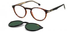 Monturas - Carrera - CA 297/CS - 086 (UC) HAVANA // CLEAR + CLIP ON GREEN POLARIZED