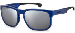 Sunglasses - Carrera - CARRERA DUCATI CARDUC 001/S - TZQ (T4) BLUE METALIZED // SILVER MIRROR