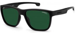 Gafas de Sol - Carrera - CARRERA DUCATI CARDUC 003/S - 003 (UC) MATTE BLACK // GREEN POLARIZED