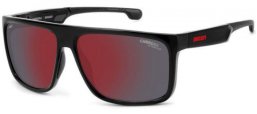 Sunglasses - Carrera - CARRERA DUCATI CARDUC 011/S - 807 (H4) BLACK // RED MIRROR POLARIZED