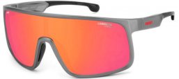 Gafas de Sol - Carrera - CARRERA DUCATI CARDUC 017/S - 4WC (UZ) METALIZED GREY // RED MIRROR