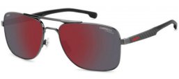 Gafas de Sol - Carrera - CARRERA DUCATI CARDUC 022/S - V81 (H4) DARK RUTHENIUM BLACK // RED MIRROR POLARIZED