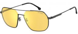 Gafas de Sol - Carrera - CARRERA 1035/GS - V81 (ET) DARK RUTHENIUM BLACK // GOLD MIRROR