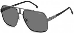 Sunglasses - Carrera - CARRERA 1055/S - V81 (M9) DARK RUTHENIUM BLACK // GREY POLARIZED