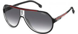 Gafas de Sol - Carrera - CARRERA 1057/S - OIT (9O) BLACK RED // DARK GREY GRADIENT